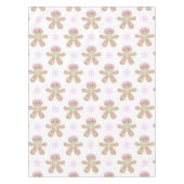 Schattigee Kinder Kerst Gingerbread Cookie Pattern Tafelkleed (Voorkant)