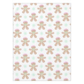 Schattigee Kinder Kerst Gingerbread Cookie Pattern Tafelkleed (Voorkant)