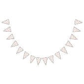 Schattigee Kinder Kerst Gingerbread Cookie Pattern Vlaggetjes (Alle)