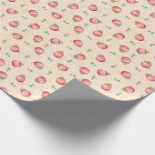 Schattigee Kinder Kerst Gingerbread Man Cookie Cadeaupapier (Hoek)