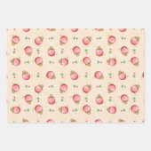 Schattigee Kinder Kerst Gingerbread Man Cookie Inpakpapier Vel (Voorkant 2)