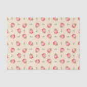 Schattigee Kinder Kerst Gingerbread Man Cookie Tissuepapier (Voorkant)