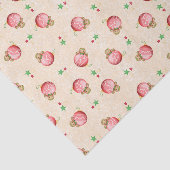 Schattigee Kinder Kerst Gingerbread Man Cookie Tissuepapier (Detail)