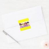 Schattigee Kinder kinderopvang Stickers (Envelop)