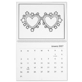 Schattigee Kinder Kleurboek Kalender (Jan 2027)