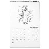 Schattigee Kinder kleurkalender Kalender (Feb 2027)