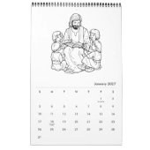 Schattigee Kinder kleurkalender Kalender (Jan 2027)