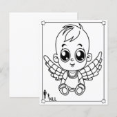 Schattigee kinder kleurplaten (Voorkant / Achterkant)