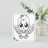 Schattigee kinder kleurplaten (Staand voorkant)