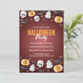 Schattigee Kinder Kostuum Party Trick or treat Hal Kaart (Staand voorkant)