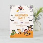 Schattigee Kinder Kostuum Party Trick or treat Hal Kaart (Staand voorkant)