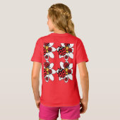 Schattigee Kinder lieveheersbeestje T-shirt (Achterkant volledig)