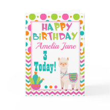 Schattigee Kinder Llama Verjaardag