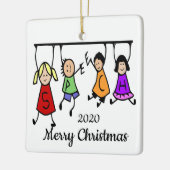 Schattigee Kinder logopedist Word Custom Dated Keramisch Ornament (Links)