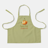 Schattigee Kinder naam chef Schort (Voorkant)