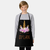 Schattigee Kinder naam Unicron Schort (Gedragen)