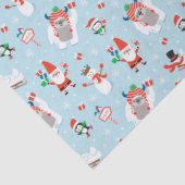 Schattigee Kinder Noordpool Kerst Tissuepapier (Detail)