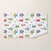 Schattigee Kinder robot met meerdere kleuren Bad Handdoek (Handdoek)