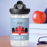 Schattigee Kinder rode raceauto terug naar school Waterfles<br><div class="desc">Als je kleintje begint met school of teruggaat naar school en fan is van racen en auto's, dan kan deze waterfles de ideale keuze voor hen zijn. De fles is zo gemakkelijk te personaliseren - voeg gewoon hun cijfer en hun naam toe. Het ontwerp heeft een schattige, rode raceauto, ideaal...</div>