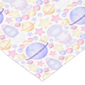 Schattigee Kinder Roze Buitenruimte Astronaut Korte Tafelloper (Hoek)