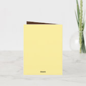 Schattigee kinder Safari-dieren voegen tekst toe v Kaart (Achterkant)