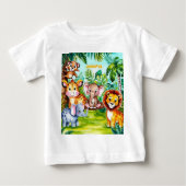 Schattigee Kinder Safari Oerwoud Dieren Persoonlij (Voorkant)