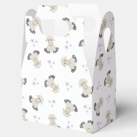 Schattigee Kinder schapenboerderijdieren Barnyard Bedankdoosjes (Geopend)