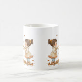 Schattigee Kinder spelen in de Herfst Koffiemok (Center)