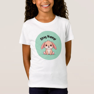 Schattigee Kinder T-shirts Ontwerp voor Stay Happy
