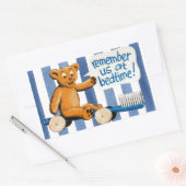 Schattigee Kinder tandarts Rechthoekige Sticker (Envelop)