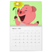 Schattigee Kinder tekenkalender Kalender (Feb 2027)