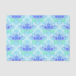 Schattigee Kinder Tropische Blauwe Oceaan Zee Schi Tissuepapier