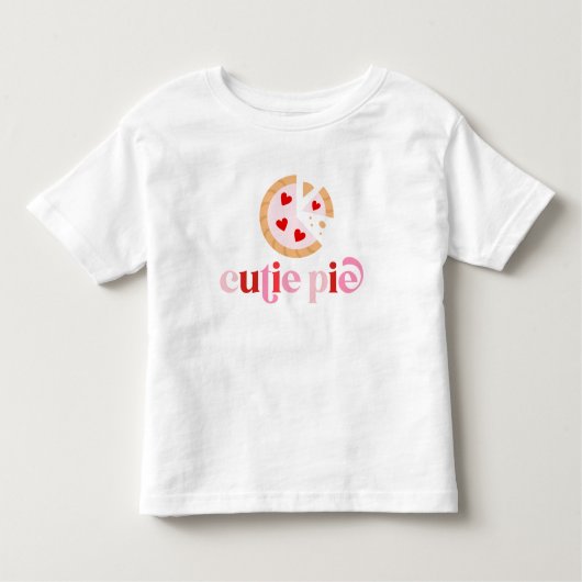 Schattigee Kinder Valentijnsdag Cutie Pie Kinder Shirts (Voorkant)