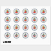 Schattigee Kinder Valentijnsdag Robot Sticker (Vel)