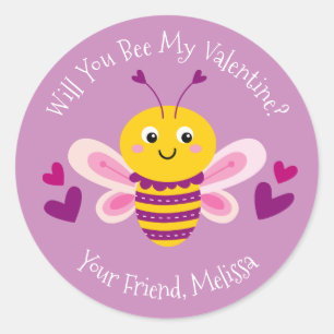 Schattigee Kinder Valentijnsdag Sticker