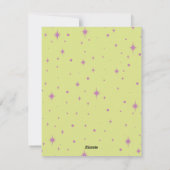 Schattigee Kinder Waterverf Bloemenkonijntje Ei Ha Feestdagenkaart (Achterkant)