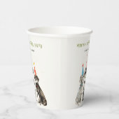 Schattigee Kinder Waterverf Pawty Dog Verjaardagsf Papieren Bekers (Rechts)