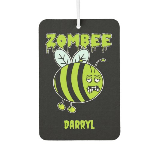 Schattigee Kinder Zombie Bee Halloween Luchtverfrisser (Voorkant)