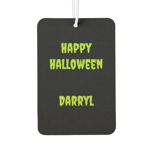 Schattigee Kinder Zombie Bee Halloween Luchtverfrisser (Achterkant)