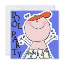 Schattigee Kinder Zomer Zwembad Party Zwemmen Verj