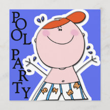 Schattigee Kinder Zomer Zwembad Party Zwemmen Verj