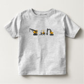 Schattigee Kinder zware bouwmachines Kinder Shirts (Voorkant)