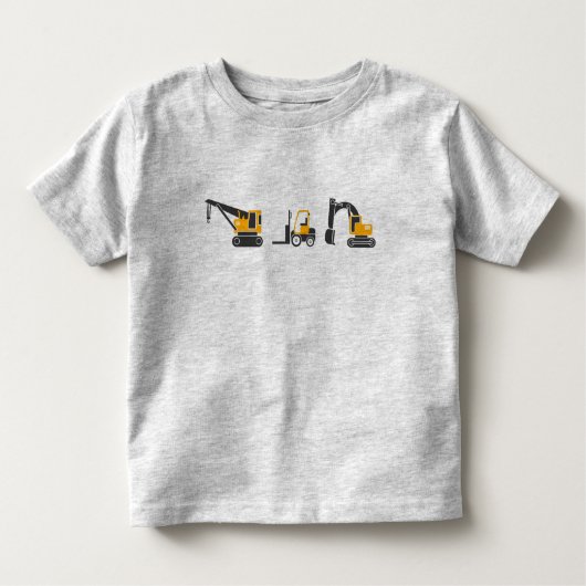 Schattigee Kinder zware bouwmachines Kinder Shirts (Voorkant)