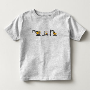 Schattigee Kinder zware bouwmachines Shirts