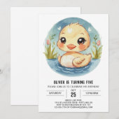 Schattigee kindereend Verjaardag Kaart (Voorkant / Achterkant)