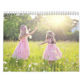 Schattigee kinderen die Natuur buitenkunstwerken v Kalender (Hoes)