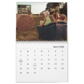 Schattigee kinderen die Natuur buitenkunstwerken v Kalender (Mar 2026)