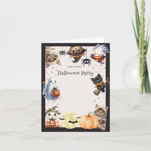 Schattigee kinderen Halloween Party (Voorkant)