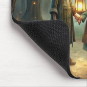 Schattigee kinderen in de winter muismat (Hoek)