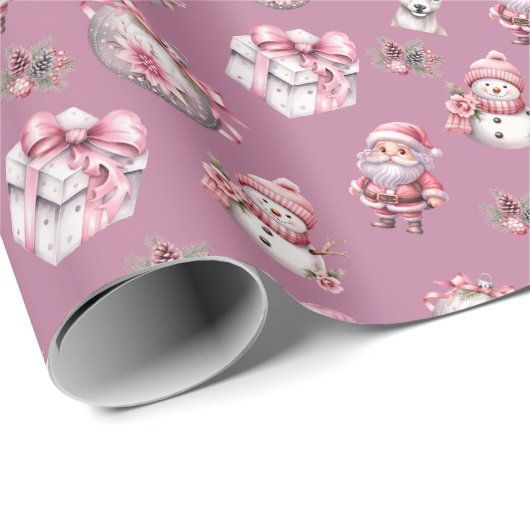 Schattigee kinderen kerst inpakpapier (Rol Hoek)